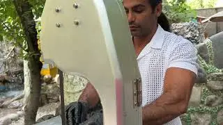 Cooking in Nature Meets Innovation: Building a Steak Cooking Machine & Domino Steak Cooking! 🌿🥩🔧
