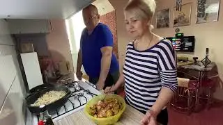 Муж на Кухне, Готовит Шкварки. История Нашего Хозяйства.