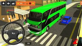BUS SIMULATOR INDONESA || 🚍Bus&nbsp; Driving👮&zwj;♂️ City &bull; new Coach bus Simulator-Android Gameplay Bus 2025