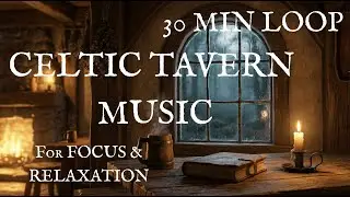 Medieval Celtic Tavern Music | 30 Min Seamless Loop for FOCUS, RELAXATION & Creative Work