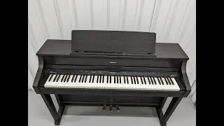 Roland HP507 digital piano in dark rosewood stock number 23320
