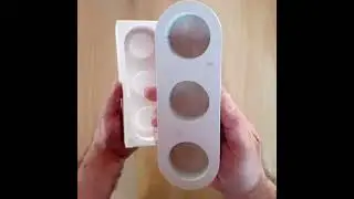 Molde de Silicone - 3 Cavidades _ www.concretare.com.br