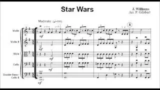 Star Wars   J. Williams for easy string orchestra