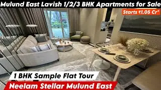 Neelam Stellar Mulund | 1 BHK Sample Flat | New Project of Mulund | Site Visit, Booking 📞-8800678921