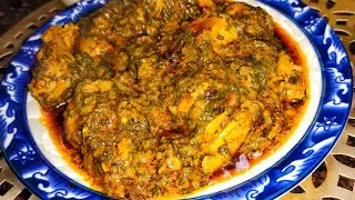 Palak Chicken/Easy Chicken Spinach 