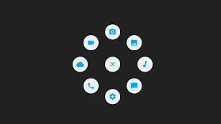 How To Create Pure CSS Circular Menu Navigation Step By Step | HTML & CSS Only