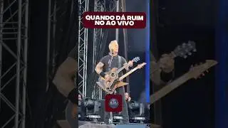 Metallica errando? deu ruim ao vivo #metallica #metal #music #guitar #rock