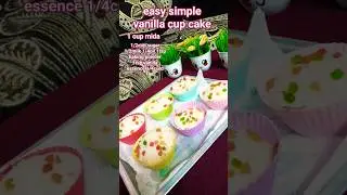 #easy simple kids favourite cup cake#shorts#home baking#vanilla cup cake### subscribe like share####
