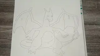 How to draw Charizard