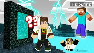 ماين كرافت : (جي جي كرافت ) لقيت بوابة عالم الهيروبراين وطلع لينا هو والوحوش الخاصة بيه 😱(الموسم 3 )