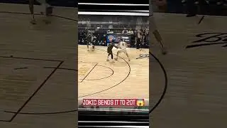 #nikolajokic sends the game to 2OT 😱 #jokic #denvernuggets #wolves #carleysports #nba #overtime