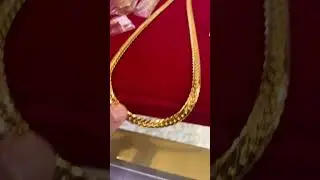 Gold necklace solid 18k 17.86grams  #shorts -#gold #goldcollections #18kgold