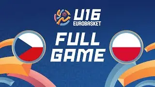 Group Phase | Czechia v Poland | Full Basketball Game | FIBA U16 Women's EuroBasket 2025