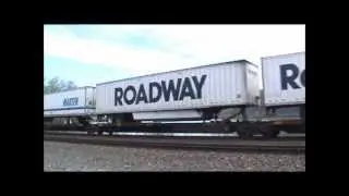 Norfolk Southern Piggyback West /Amtrak#1?5 East. 4-4-12 3-4