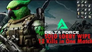 Playing SOLO Lobby Wiping! Two Matches, Over 20 Kills! Delta Force: Hawk Ops