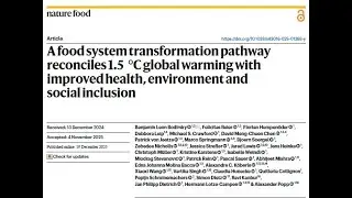 A food system transformation pathway reconciles 1.5 &deg;C global warming