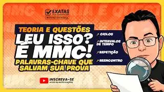 Leu isso? É MMC! Palavras-Chave que SALVAM sua prova 💾🎯