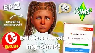 ИДЕАЛЬНОЕ детство?! 😇 | Эпизод №2 | The Sims 3: BitLife управляет моими симами