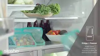 Almacenamiento en el frigor&iacute;fico y congelador con Stasher