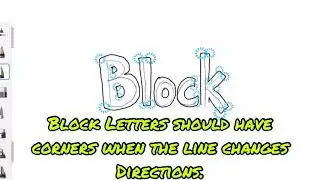 2020 Basic Art Lesson number 1 &ldquo;Block, Bubble and CRaZy letters.&rdquo;