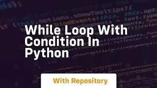 while loop with condition in python