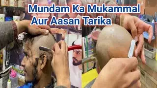 Amazing Bald Head Transformation | Straight Razor Head Shave for Boys