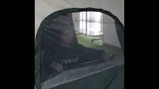 YumuQ 305cm 190T Polyester Fabric PU2000mm Waterproof 6-8 Persons Family Camping Cabin Tents