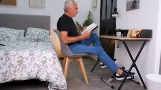P&eacute;dalier &agrave; affichage LCD &ndash; exercice jambes & bras &agrave; domicile | Orvimed mat&eacute;riel maintien &agrave; domicile