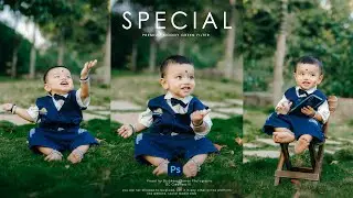 Special Green Outdoor l Dark Moody Green Photoshop Preset ll SC Creation II Photoshop Presets Free