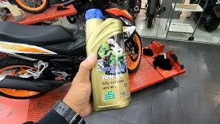 HONDA RS150R 1st SERVICE  GUNA ROCK OIL FULLY