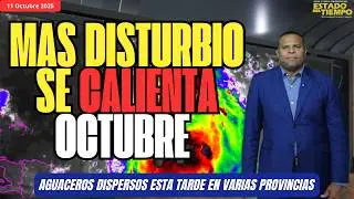 11 OCTUBRE. SE ALEJA JERRY PERO VIENEN OTRAS PERTURBACIONES. HOY HABR&Aacute; LLUVIAS