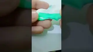 How to make cyan color with clay #howtomake #artandcraft #clay #art #shorts