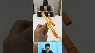 Простой бумажный пистолет, эпизод 184 || Бумажный пистолет || #поделки #игрушки #зонавоенныхсраже...