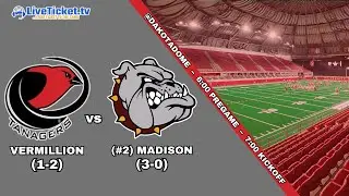 Vermillion Tanagers vs Madison Bulldogs (FB)