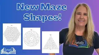 New Maze Shapes Added to Aududu Book Creator's Maze Tool
