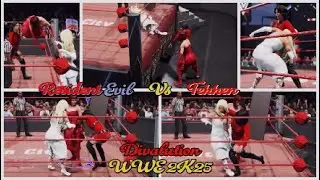 WWE 2K25 Resident Evil Vs Tekken - Tag Team Match 