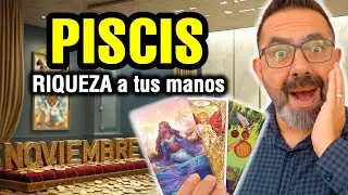 Piscis ♓️ 3 milagros de DINERO. Noviembre trae LLUVIA de bendiciones 🔮 TAROT mensual de riqueza