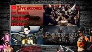 Live 24 Hours Birthday Stream #live #24hours #birthday #gaming #varietygames