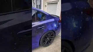 Galaxy Full Vinyl Wrap⚡️🌌 #car #wrap #q50 #carwrap #carguy #vinylwrap #fyp #foryou #cars #vinyl