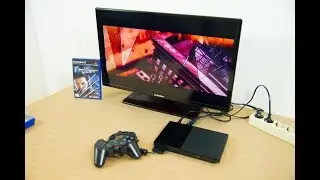 Игровая приставка Sony Playstation 2 (SCPH-90004, sn HC9754184)