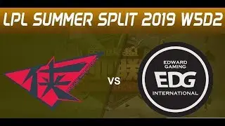 Rogue Warriors vs Edward Gaming | LPL Summer 2019 W5G1 | FULL GAME