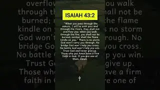 DON'T SKIP THIS BIBLE VERSE &ndash; Isaiah 43:2 #trendingshorts #viral #bible #isaiah43 #prayerpowerhub