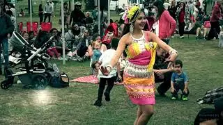 Reading Thai Festival, UK, 2018 - Isan Crowd Dancers