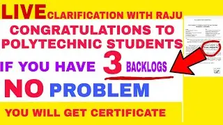 FULL INFORMATION ABOUT NOTIFICATION||3 BACKLOGS WE GET CERTIFICATE||PULLAS ACADEMY