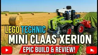 2 Builds in 1! LEGO Technic Mini CLAAS XERION & Harvester | Set 42102