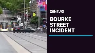 Police 'confident' they will catch driver and passenger who sped down Bourke Street Mall | ABC News