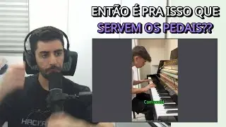 Finalmente descobri para que servem os pedais do PIANO!!