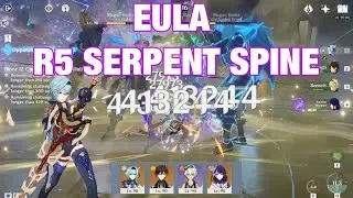 C0 Eula w/ R5 Serpent Spine team comp Abyss floor 12 second half