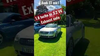 Audi TT mk1 &mdash; 225 1.8 Turbo против стандартного V6 3.2. Какой лучше? #шорты