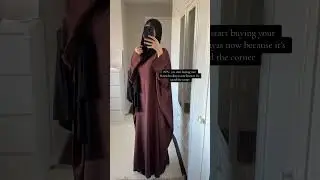 Elevate Your Style with This Must-Have Abaya #ramadanprep #modest #hijabi